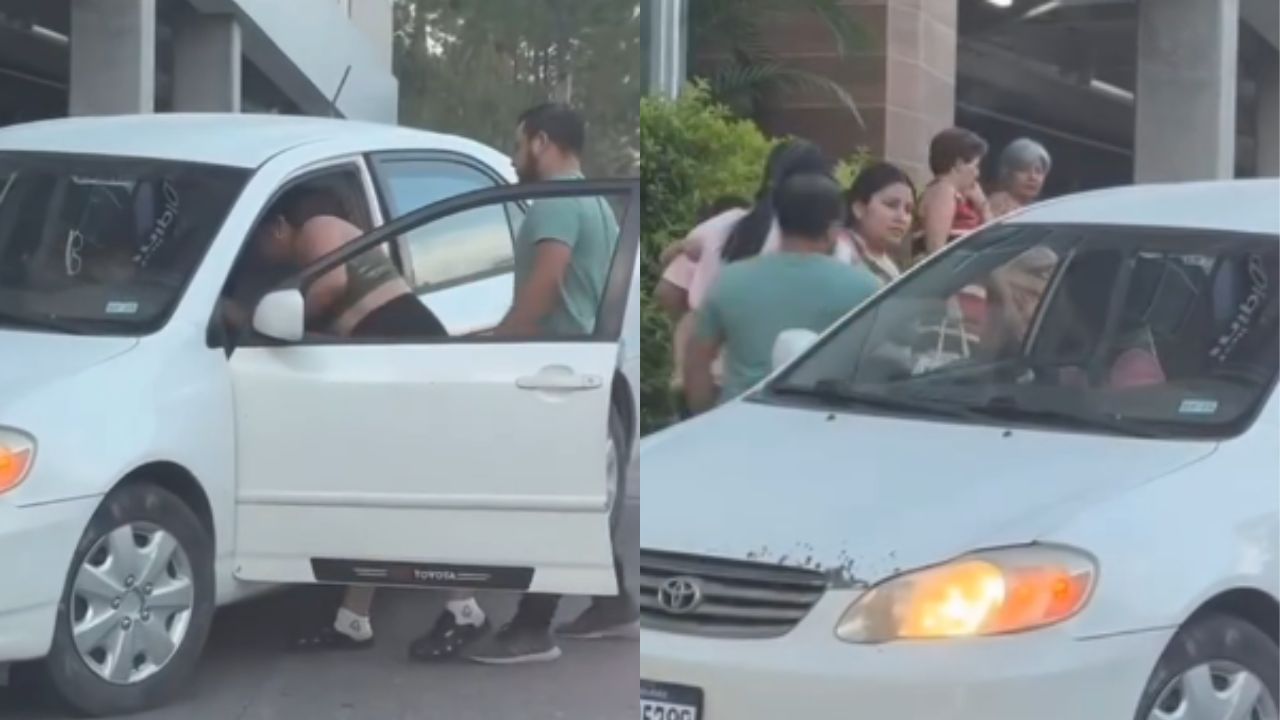 Bebé resulta golpeada en medio de pelea callejera por supuesta infidelidad