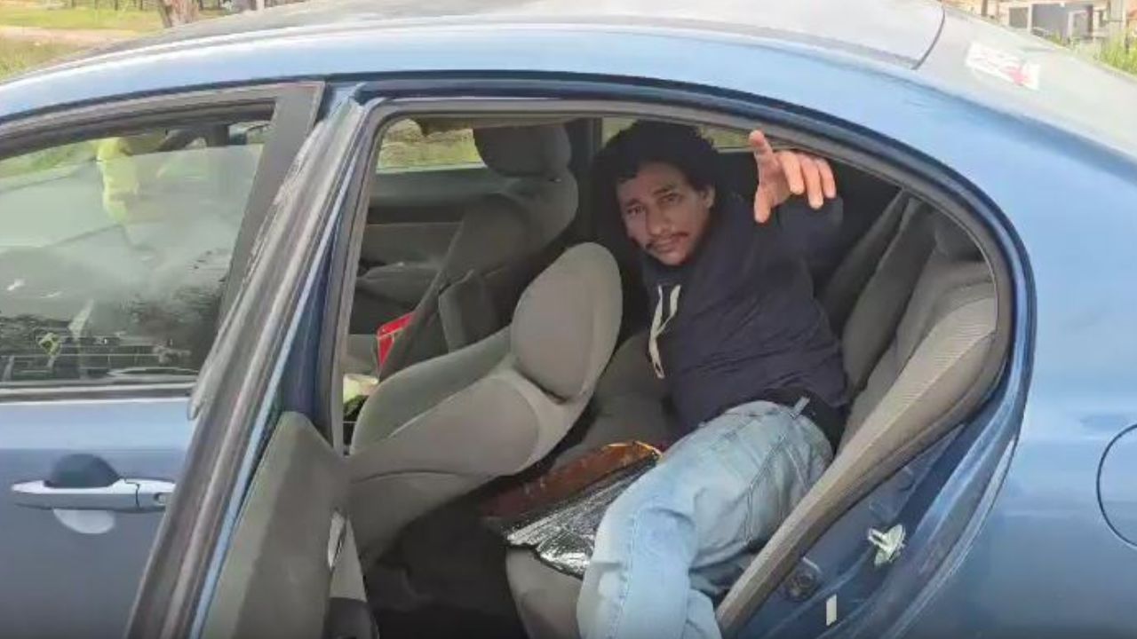 VIDEO: Conductor que se quedó dormido en su auto en Tegucigalpa dice qué le pasó