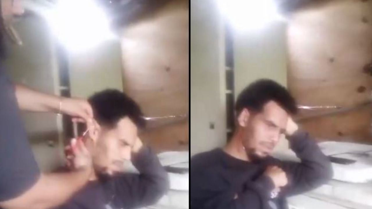 'Aquí no hay chiste': Secuestrador graba cuando corta la oreja de su víctima