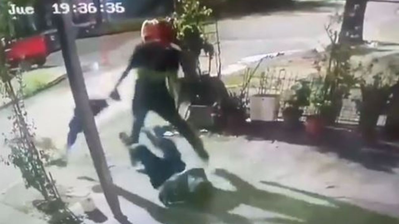 Graban a hombre cuando apuñala a joven en el corazón y lo deja en coma