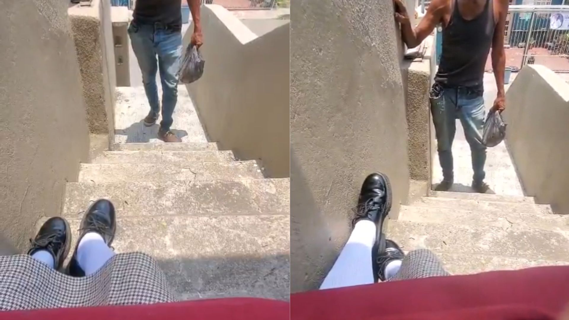 'Es muy bonita': menor graba a hombre que la acosó y luego se tocó sus partes íntimas