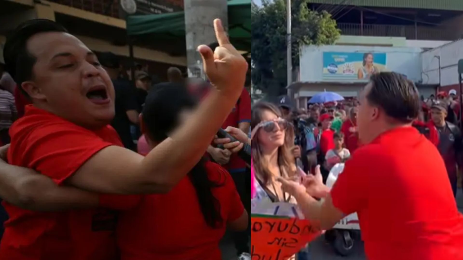 'Me excedí': el mensaje de hondureño que agredió a protestante el 1 de Mayo