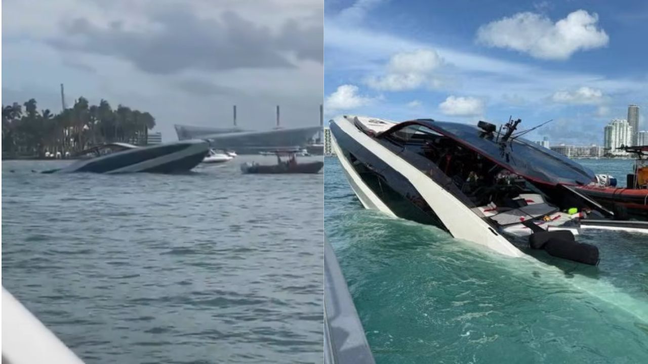 Unas 32 influencers quedaron a la deriva tras naufragio de yate por este motivo