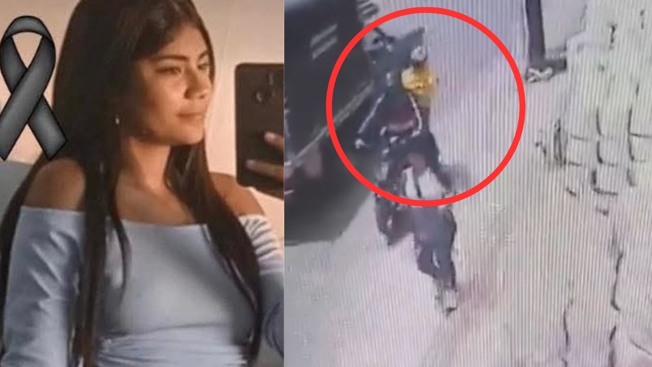 Cámara capta cuando hombres en moto matan a jovencita que planeaba viajar