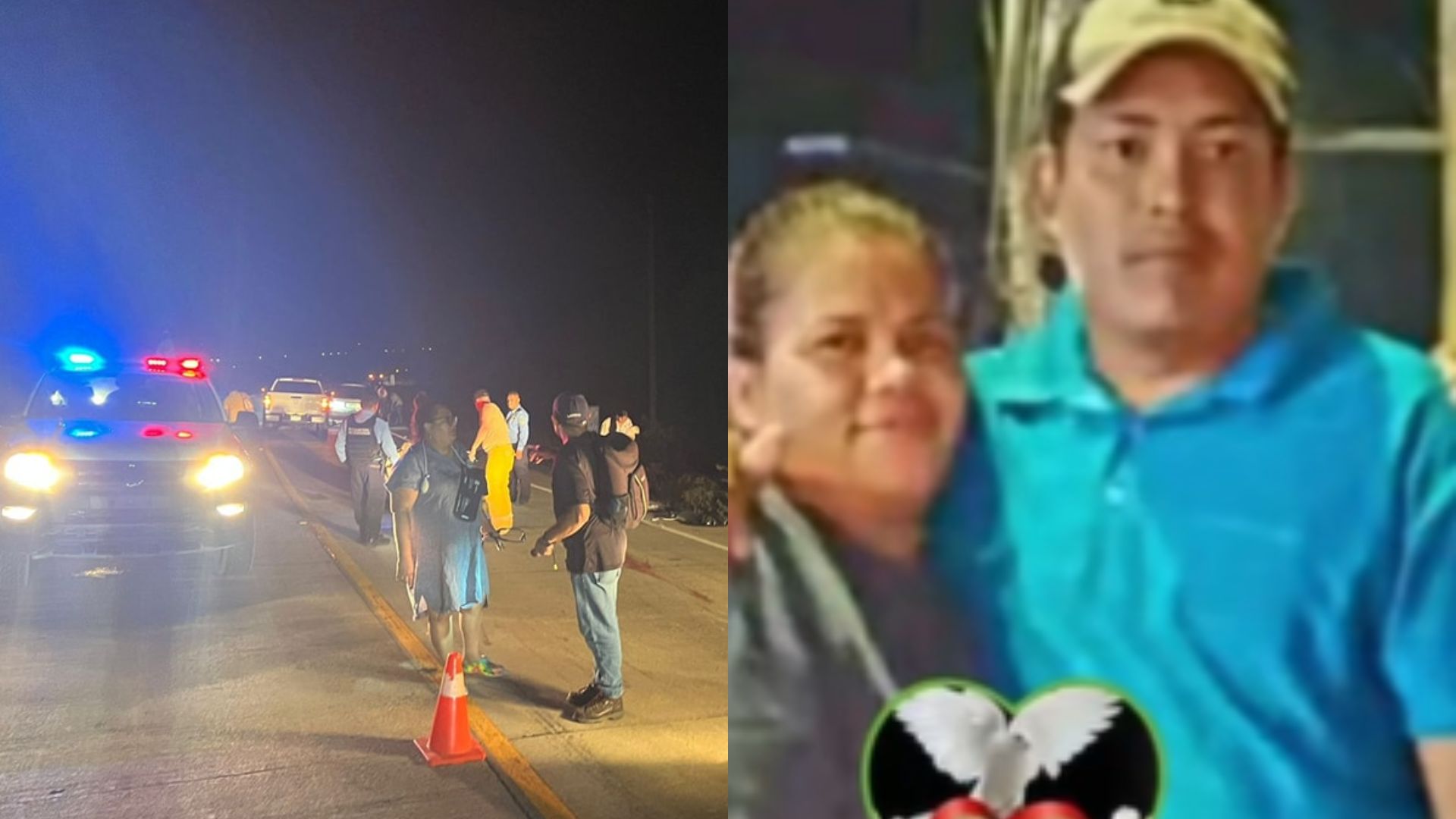 Así fueron los últimos momentos de esposos que murieron en accidente en la CA-4