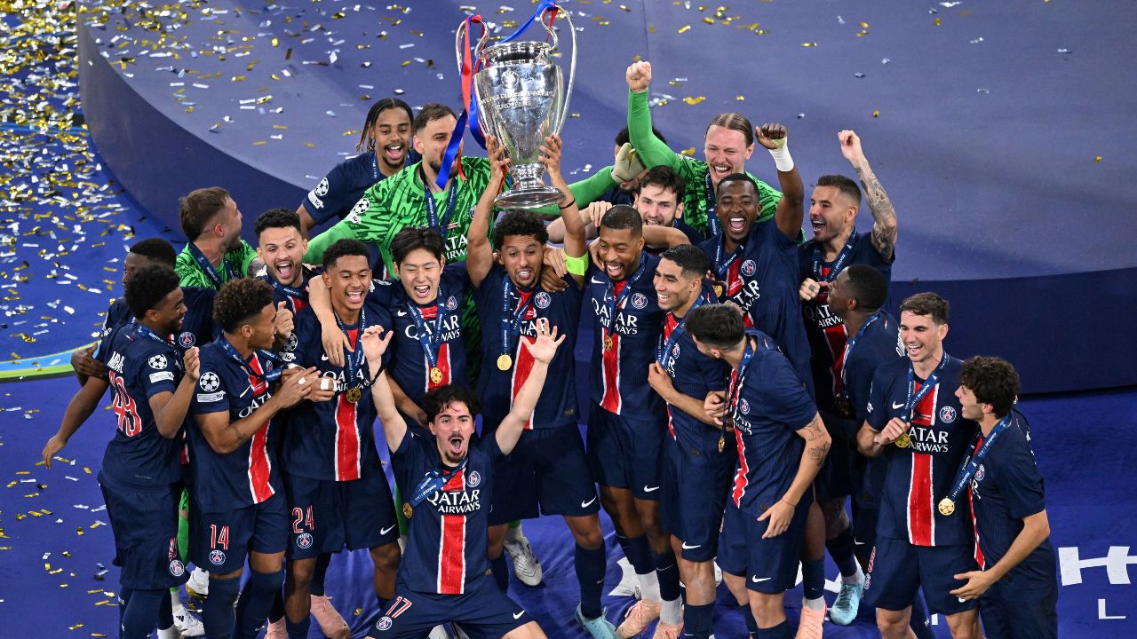 PSG, campeón de la Champions League al golear 5-0 a Inter de Milán en la final