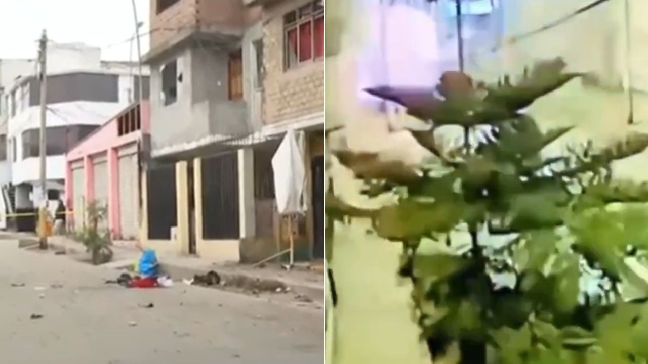 Imagen de Video captó cuando extorsionador muere tras explotarle bomba que activaba