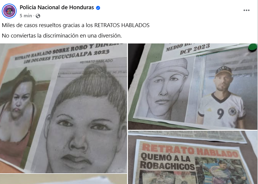 Captura de pantalla de la publicación