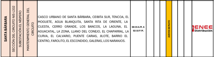 Lista de colonias que no tendrán luz pasado mañana
