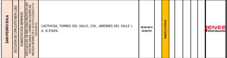 Lista de colonias que no tendrán luz pasado mañana