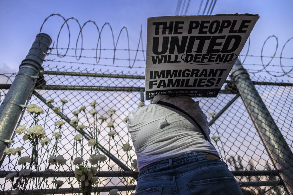 Fotografía de archivo de activistas proinmigración en Miami, Florida / Foto: EFE