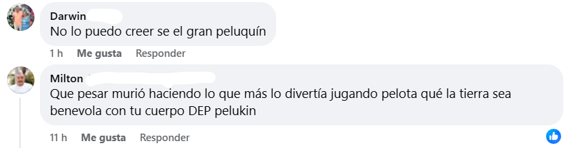 Captura de pantalla de los comentarios