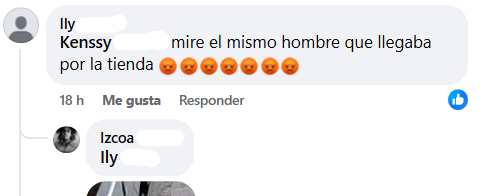 Captura de pantalla del comentario