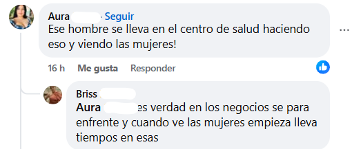 Captura de pantalla de la publicación