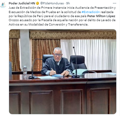 Publicación del Poder Judicial.