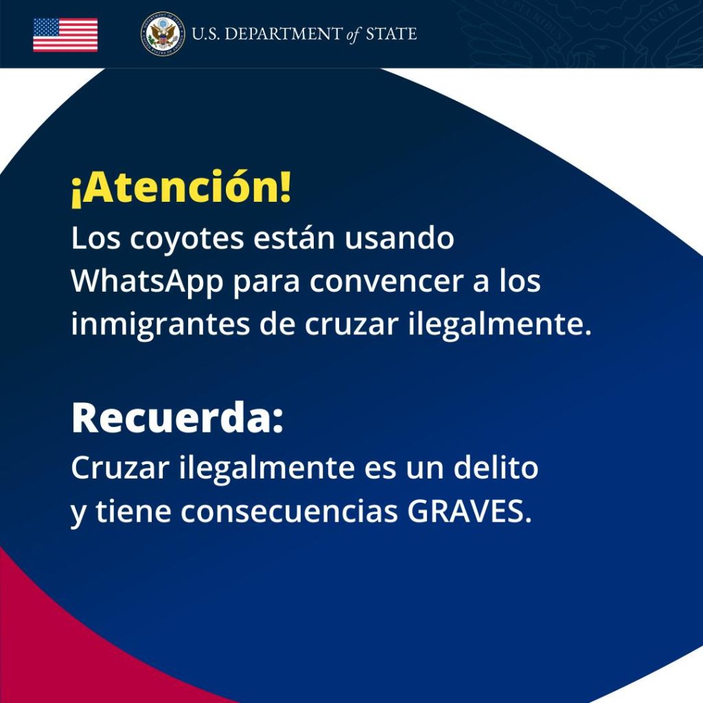 Comunicado de la embajada de EE.UU. en Tegucigalpa.