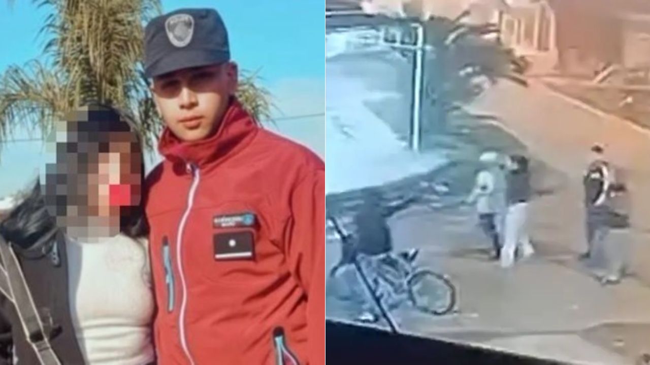VIDEO: Policía es asesinado por tres asaltantes cuando caminaba con su familia