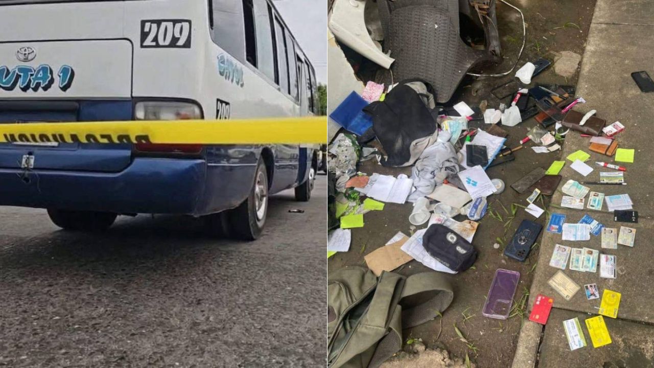 Capturan a ayudante de bus donde murió un hombre en asalto ¿Qué hizo?