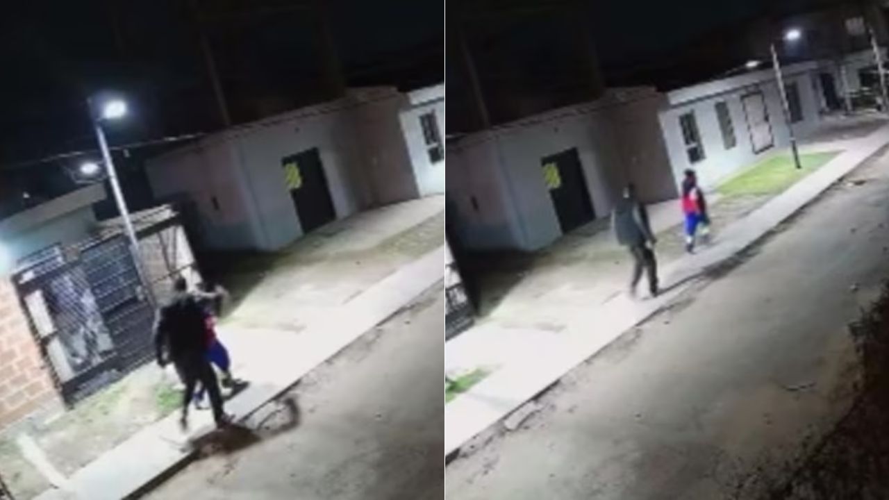 Imagen de VIDEO: Vecino balea a hombre que golpeaba a su exesposa e hijo en plena calle