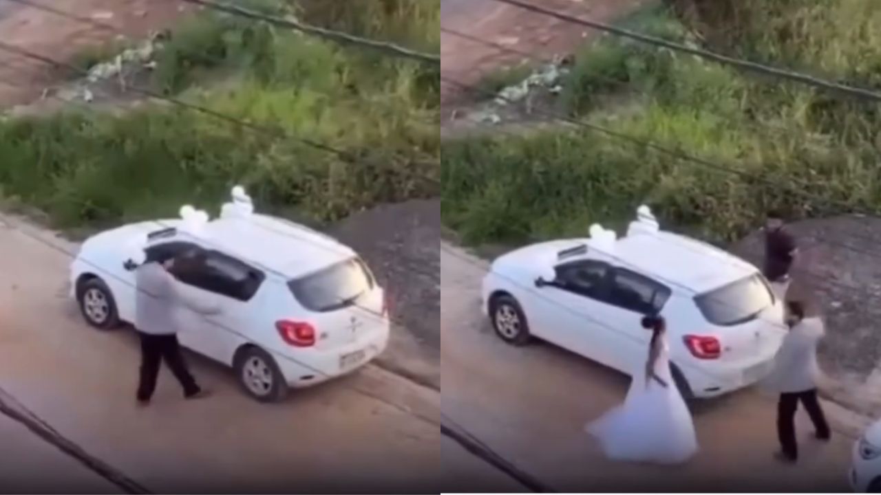 Vídeo: Hombre descubre a su novia con un amante cuando iban a su boda