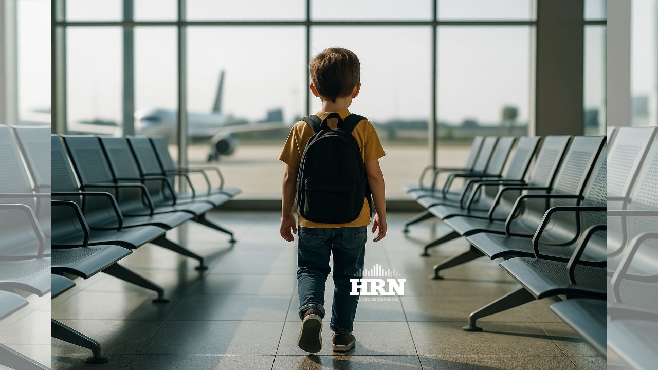 Hombre lanza al suelo a niño de 2 años en un aeropuerto, como si fuera un costal