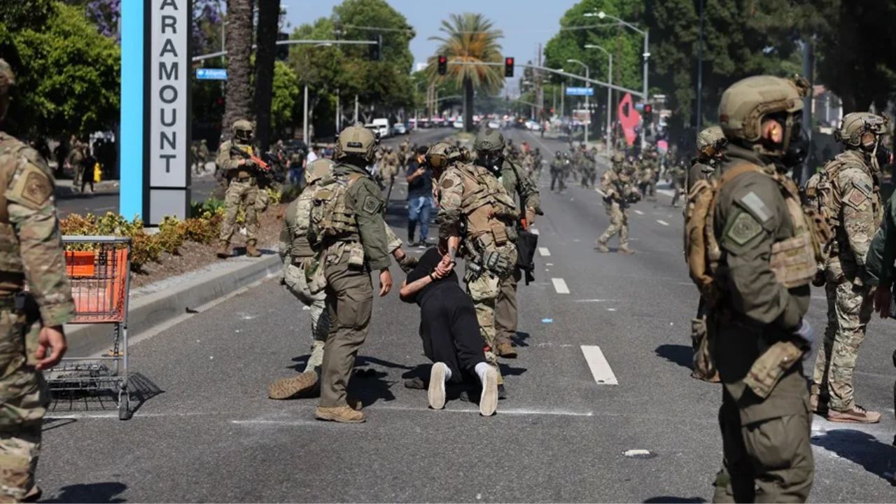 Dos hondureños fueron capturados durante protestas contra redadas en Los Angeles