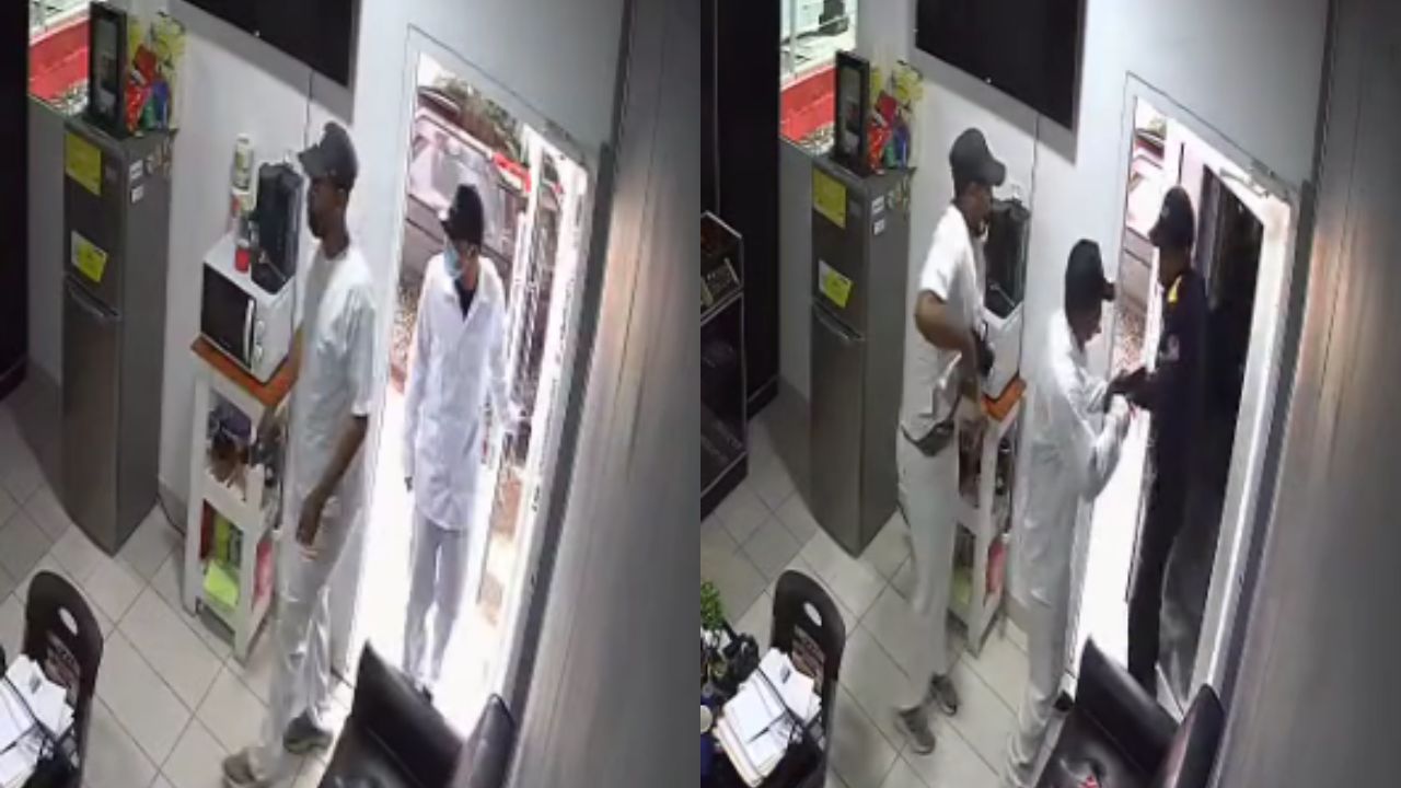 Revelan nuevo vídeo de intento de asalto en autolote, en que murió un guardia