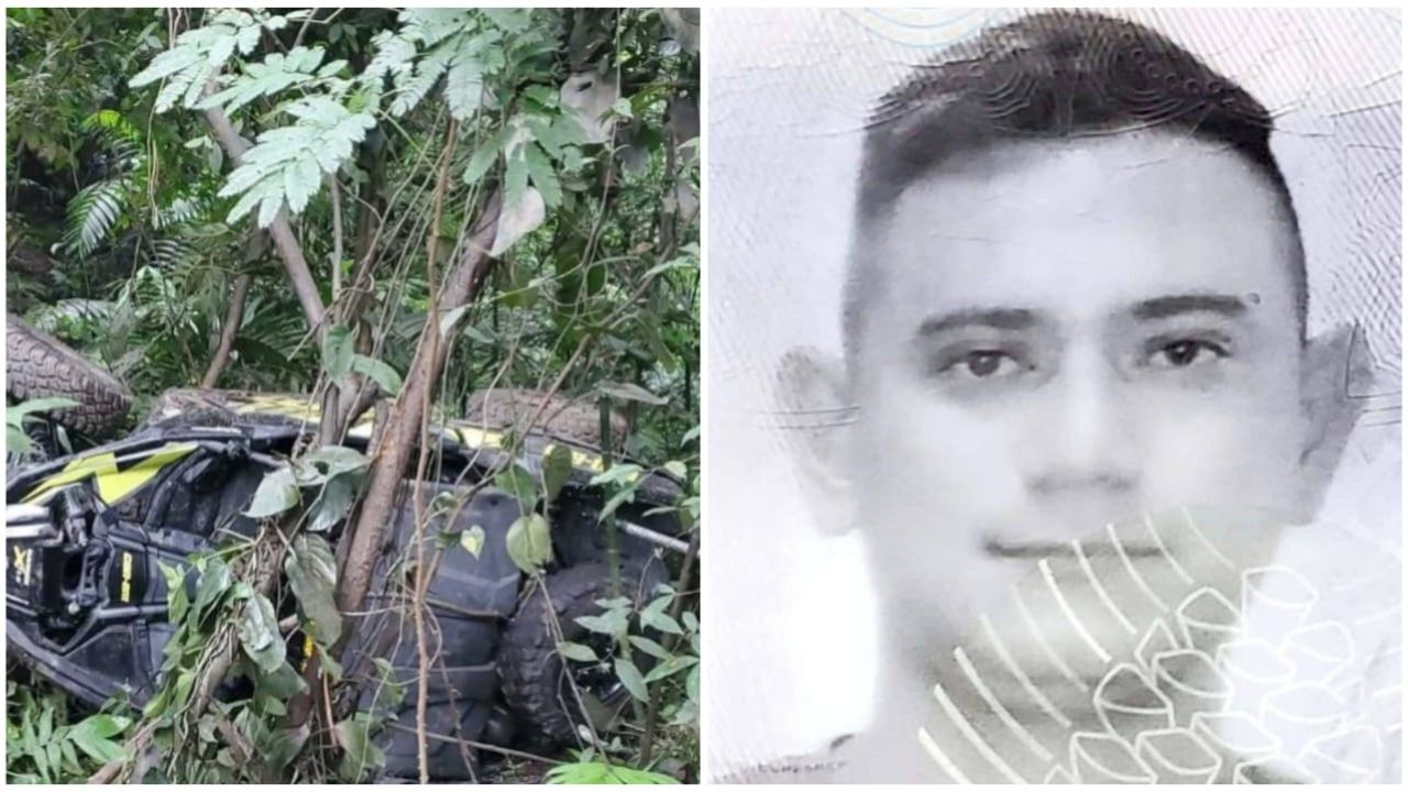 Imagen de 'Mi hermano, Dios mío': joven muere al volcar su carro todoterreno en El Merendón