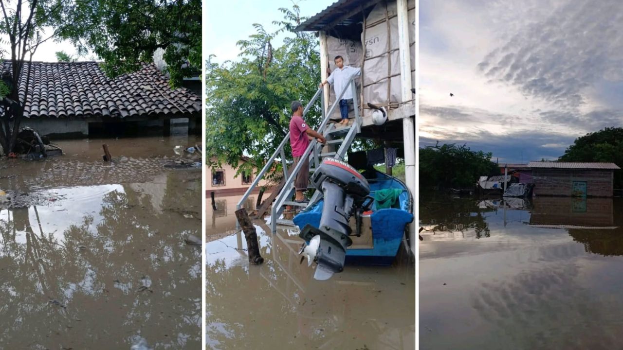 Lluvias dejan primera víctima en Honduras, con casas colapsadas e inundaciones