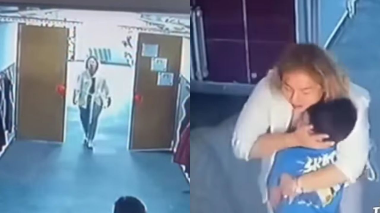 'Una heroína': Maestra salva de morir a un niño que se asfixiaba con una galleta