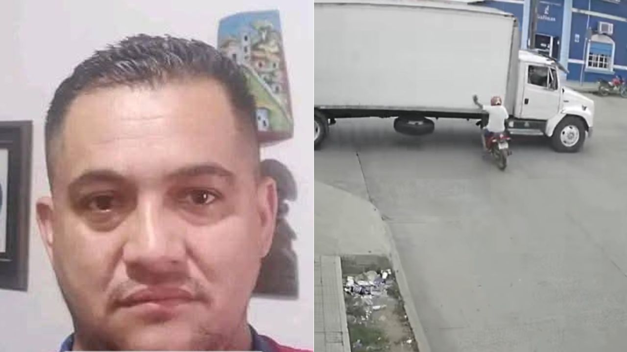 Video captó accidente donde murió motociclista que iba a visitar a su familia