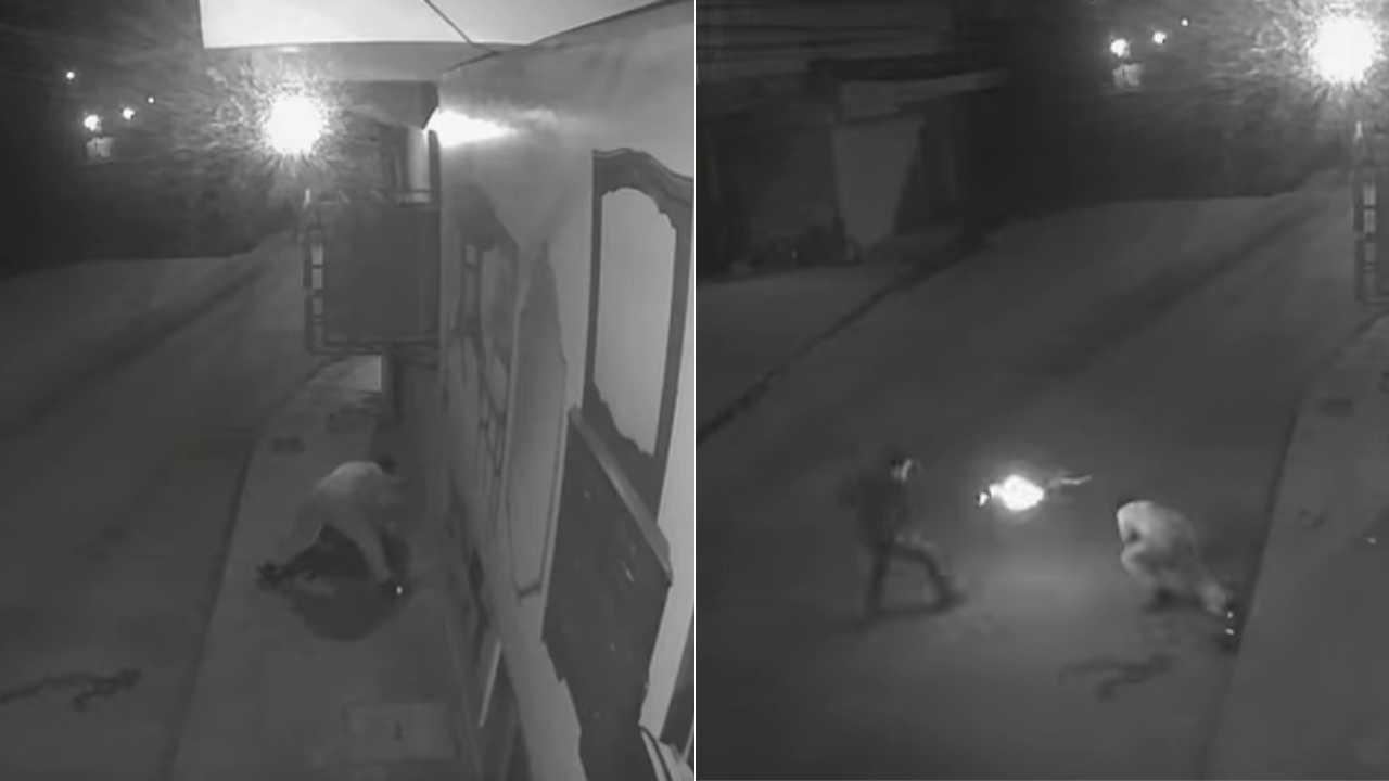 Imagen de Video captó cuando guardia de seguridad mató a supuesto ladrón en Tela