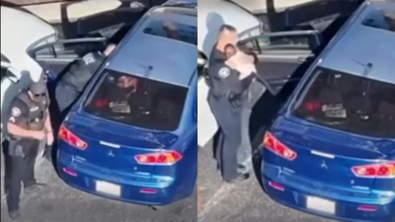 Vídeo: Así fue rescate de bebé encerrado en un carro a alta temperatura