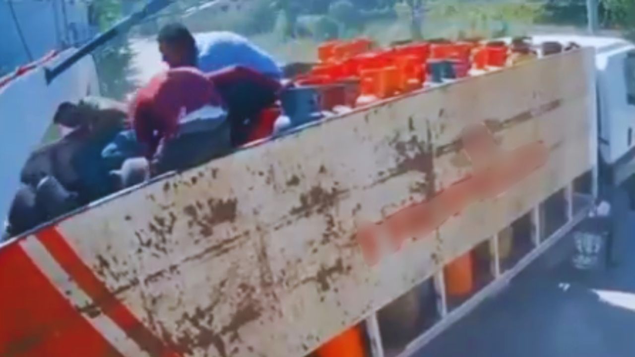 Trabajador casi se rompe su columna vertebral tras accidente sobre camión