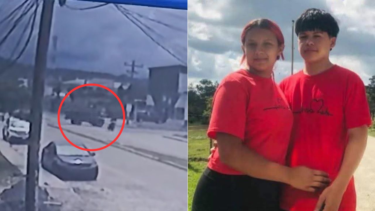 Revelan videos del accidente donde murió una joven pareja en La Esperanza
