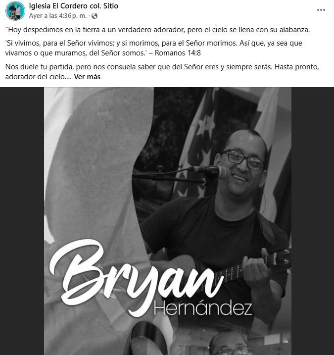 Captura de pantalla de la publicación