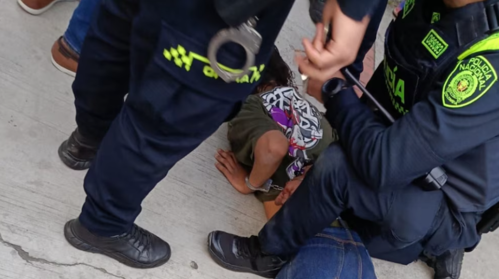 La persona detenida por las autoridades