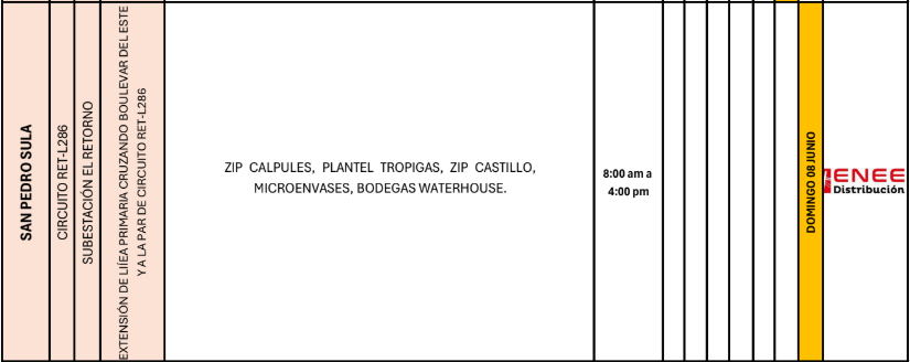 Lista de colonias que no tendrán luz pasado mañana