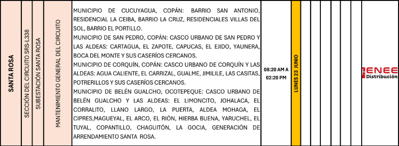 Lista de colonias que no tendrán luz pasado mañana