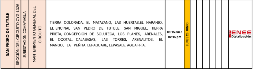 Lista de colonias que no tendrán luz pasado mañana
