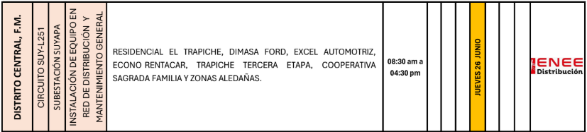 Lista de colonias que no tendrán luz pasado mañana