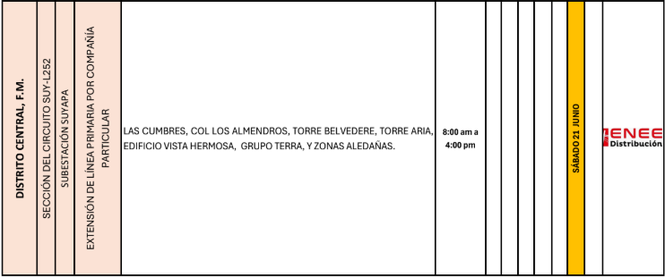 Lista de colonias que no tendrán luz pasado mañana