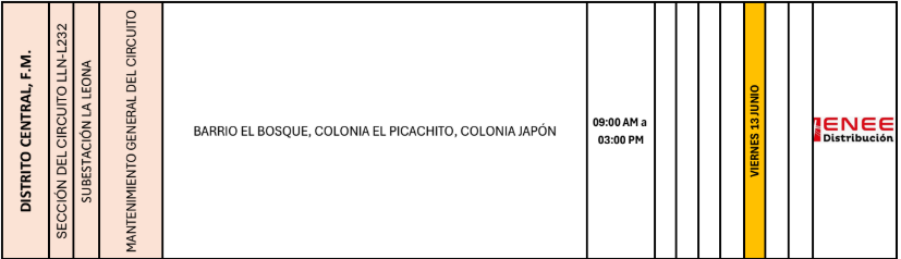 Lista de colonias que no tendrán luz pasado mañana