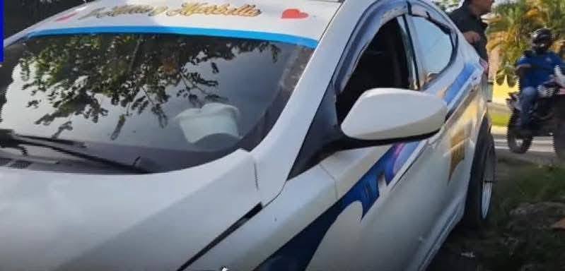 El vehículo en el que fue asesinado