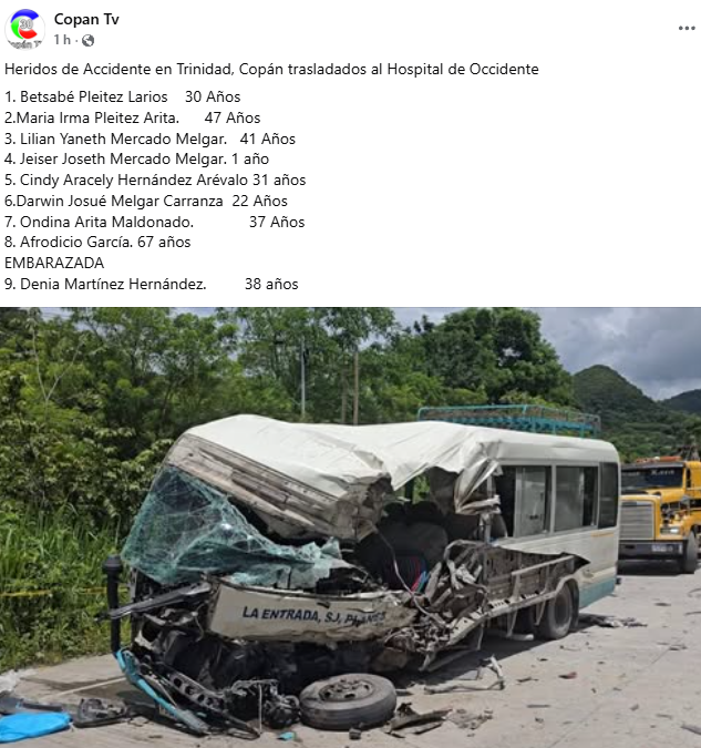 Captura de pantalla de la publicación