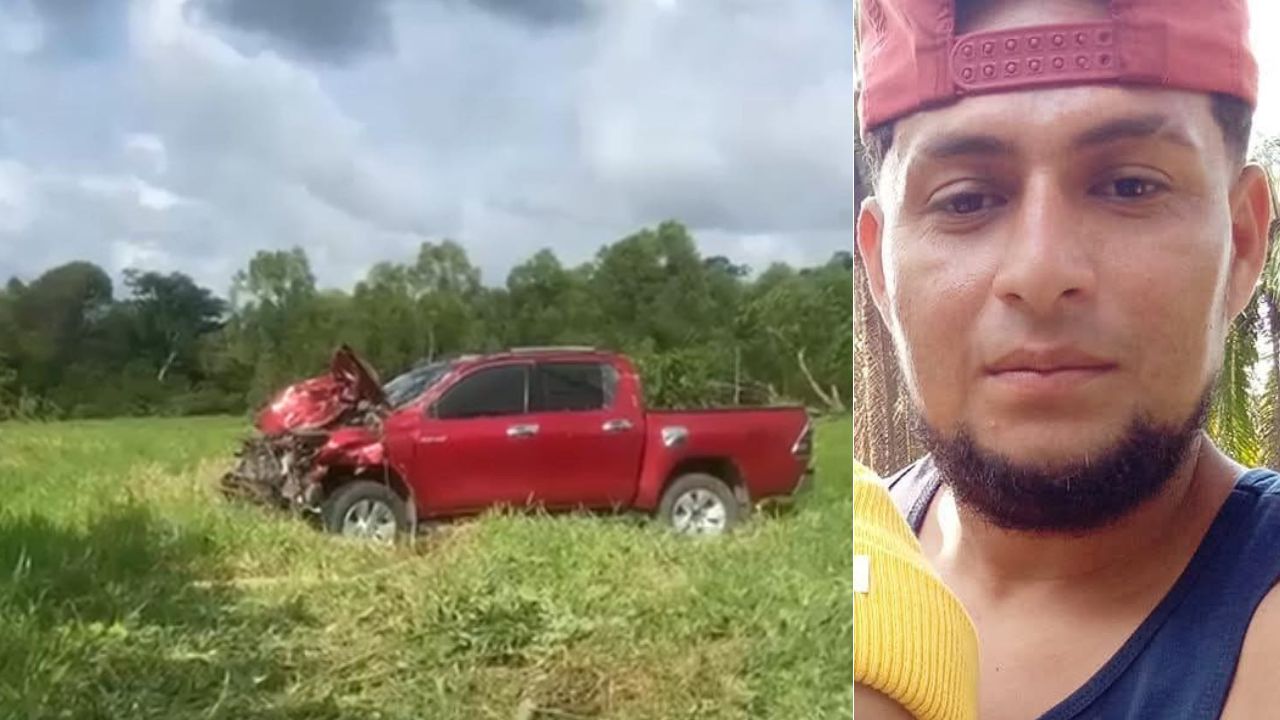 Al hospital iban jóvenes que murieron con su hijo al chocar su moto en la CA-13