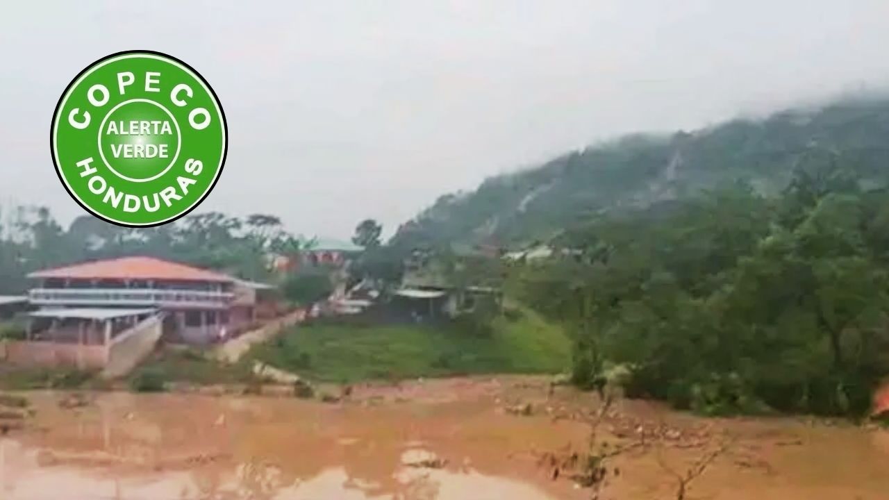 En estas zonas se mantiene alerta verde por lluvias por 24 horas, según Copeco