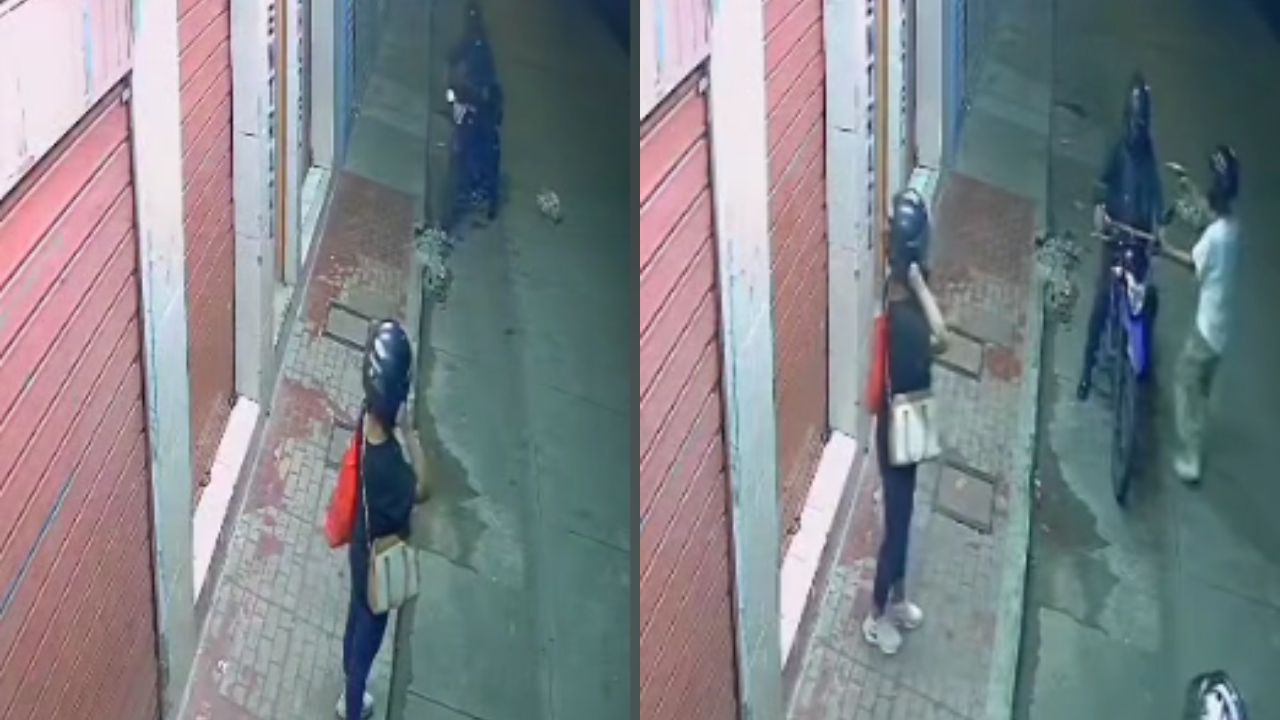 Cámara graba asalto a una pareja cerca de una escuela, en Comayagüela