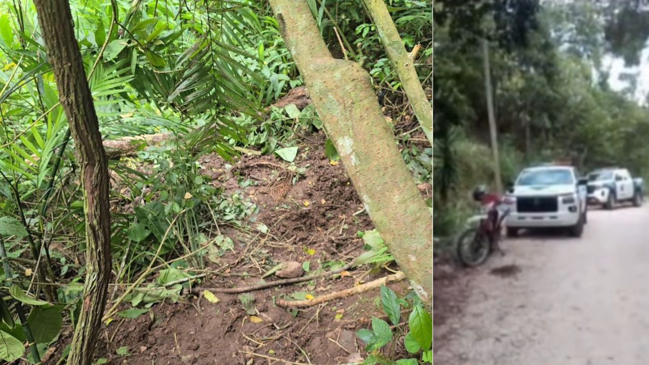 Imagen de Revelan cómo hallaron cuerpos de mujer y hombre que estaban enterrados en Colinas