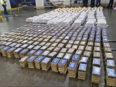Incautan en Costa Rica 810 kilos de cocaína en contenedor con destino a Reino Unido